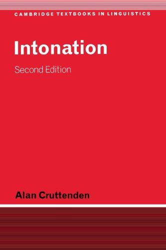 Intonation (Cambridge Textbooks in Linguistics)