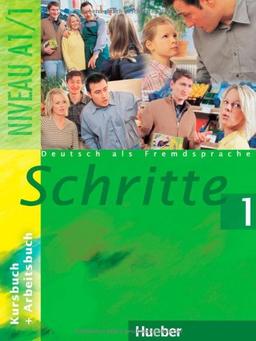 Schritte 1: Deutsch als Fremdsprache / Kursbuch + Arbeitsbuch: Deutsch als Fremdsprache. Niveau A 1/1