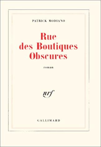 Rue des boutiques obscures