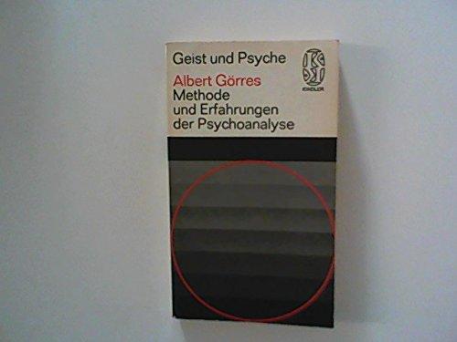 Methode und Erfahrungen der Psychoanalyse