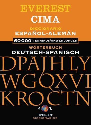 Diccionario Nuevo Cima español-alemán/alemán-español (Diccionarios bilingües)