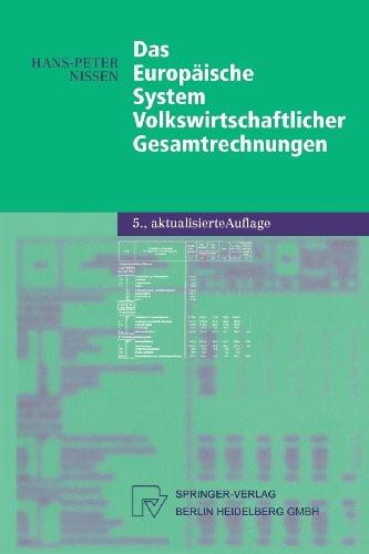 Das Europäische System Volkswirtschaftlicher Gesamtrechnungen (Physica-Lehrbuch) (German Edition)