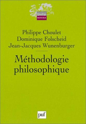 Méthodologie philosophique