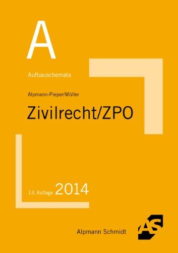 Zivilrecht / ZPO: BGB: Allgemeiner Teil, Schuldrecht, Sachenrecht, Familienrecht, Erbrecht. Handelsrecht, Gesellschaftsrecht, Zivilprozessrecht, Arbeitsrecht, Allgemeines Gleichbehandlungsgesetz