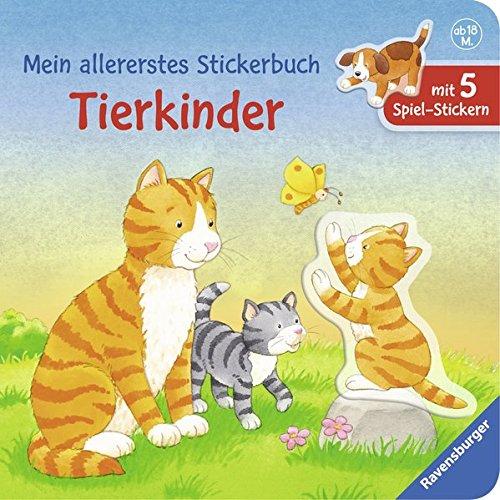 Mein allererstes Stickerbuch: Tierkinder