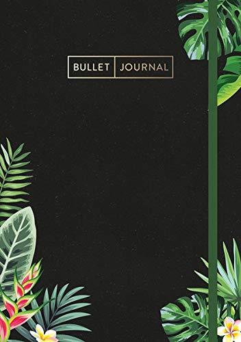 Bullet Journal "Aloha" 05 mit original Tombow TwinTone Dual-Tip Marker 86 mint green: Mit Punkteraster, Seiten für Index, Key und Future Log sowie ... praktischem Verschlussband und Innentasche