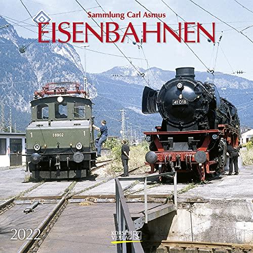 Eisenbahnen 2022: Broschürenkalender mit Ferienterminen. Format: 30 x 30 cm