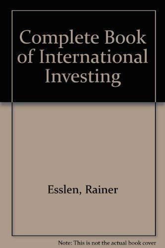 Complete Book of International Investing