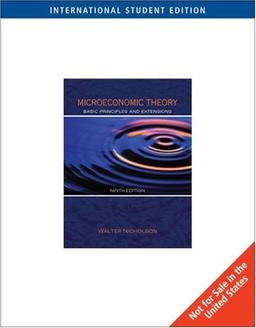 Microeconomic Theory: Basic Principles and Extensions