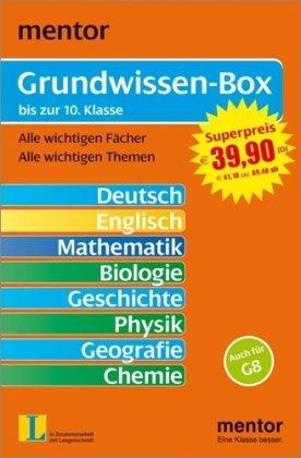 Mentor Grundwissen-Box - 8 Grundwissen-Bände im Schuber (Lernmaterialien)