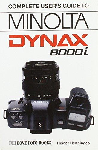 Minolta 8000I (Hove User's Guide)