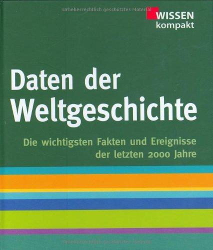 Weltgeschichte: Wissen kompakt, die wichtigsten Fakten und Ereignisse der letzten 2000 Jahren