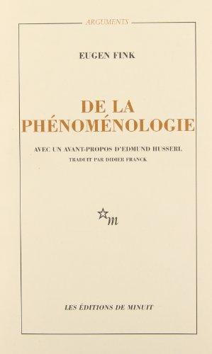 De la phénoménologie