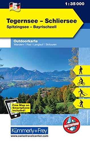 Tegernsee - Schliersee, Spitzingsee - Bayrischzell: Nr. 5, Outdoorkarte Deutschland, 1:35 000, Mit kostenlosem Download für Smartphone (Kümmerly+Frey Outdoorkarten Deutschland)