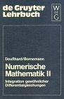 Numerische Mathematik, Kt, Bd.2, Integration gewöhnlicher Differentialgleichungen