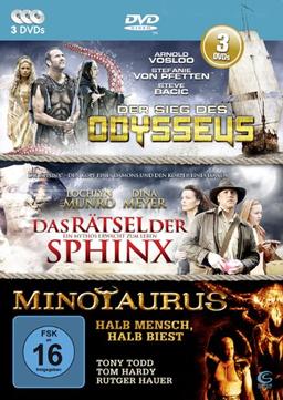 Die Mystery-Abenteuer-Box - 3 Abenteuerfilme in einer Box: Der Sieg des Odysseus, Minotaurus, Das Rätsel der Sphinx [3 DVDs]