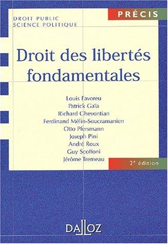 Droit des libertés fondamentales (Precis)