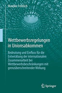 Wettbewerbsregelungen in Unionsabkommen: Bedeutung und Einfluss für die Entwicklung der internationalen Zusammenarbeit bei Wettbewerbsbeschränkungen mit grenzüberschreitender Wirkung