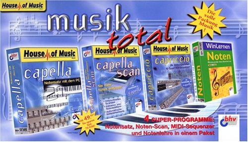 Musik total. CD- ROM für Windows. Musik und Kunst. Tools und Lernsoftware.