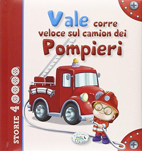 Vale corre veloce sul camion dei pompieri