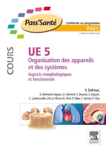 UE 5, organisation des appareils et des systèmes : aspects morphologiques et fonctionnels : PAES