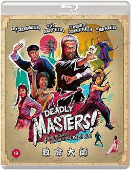 Deadly Masters - The 7 Grandmasters / The 36 Deadly Styles / The World Of Drunken Master / The Old M [Blu-Ray] (Keine deutsche Version)