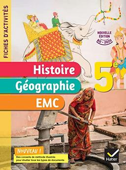 Histoire géographie, EMC 5e : fiches d'activités