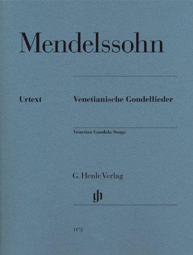 Venetianische Gondellieder für Klavier