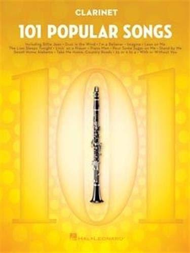 101 Popular Songs - Clarinet (Instrumental Folio): For Clarinet