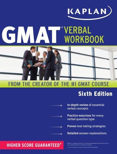 Kaplan GMAT Verbal Workbook