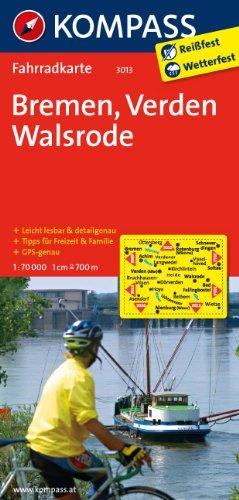 Bremen - Verden - Walsrode 1 : 70 000: Fahrradkarte. GPS-genau