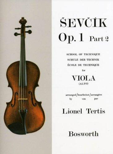 Schule der Violintechnik Op 1/2. Viola