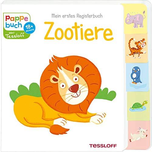 Mein erstes Registerbuch. Zootiere: Für Kinder ab 18 Monaten (Bilderbuch ab 18 Monate)