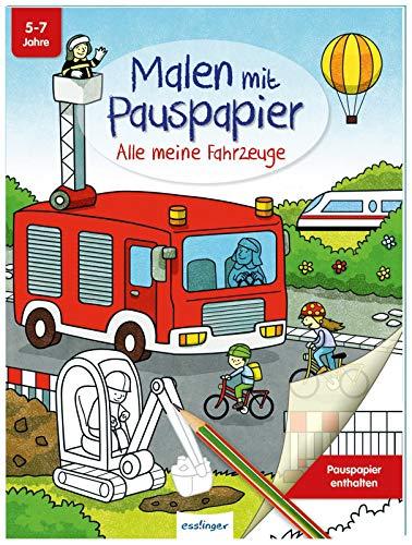 Alle meine Fahrzeuge (Malen mit Pauspapier)