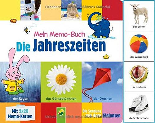 Mein Memo-Buch Die Jahreszeiten (Die Sendung mit dem Elefanten): Mit 2 x 20 Memo-Karten!