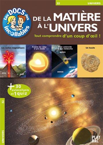 De la matière à l'univers