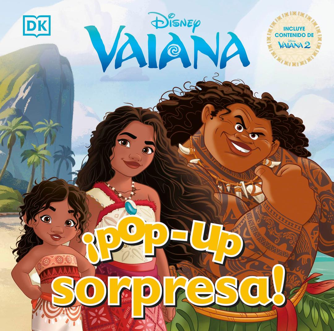 ¡Pop-Up sorpresa! - Disney Vaiana: Cuento con Pop-Ups. Una sorpresa en cada solapa (Cuentos infantiles)