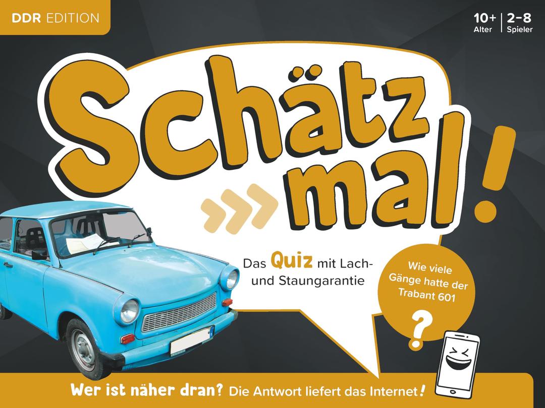 Schätz mal! DDR Edition: Das Quiz mit Lach- und Staungarantie I Ab 10 Jahre I 2-8 Spieler I Spiele-Block