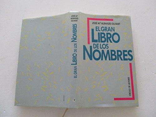 EL GRAN LIBRO DE LOS NOMBRES