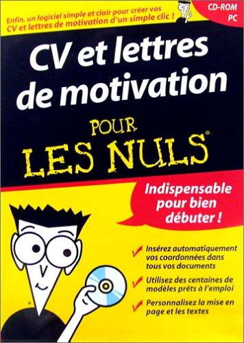 CV et lettres de motivation pour les nuls