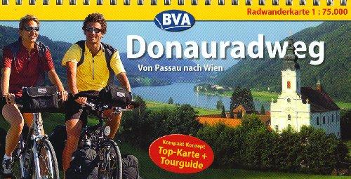 Donauradweg (Passau-Wien) 1 : 75 000: Kompakt-Spiralo