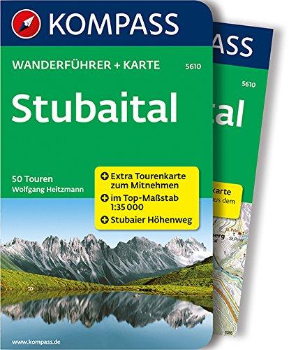 Stubaital: Wanderführer mit Extra Tourenkarte zum Mitnehmen.