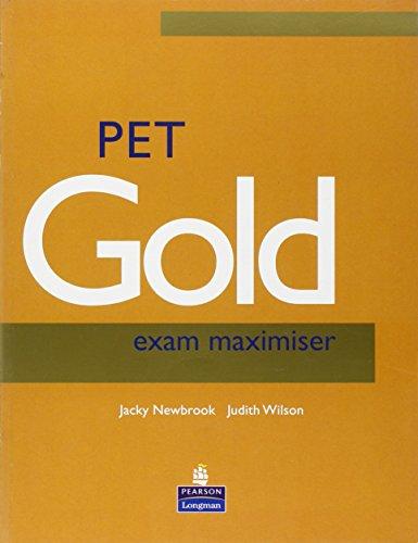 PET Gold Exam Maximiser No Key