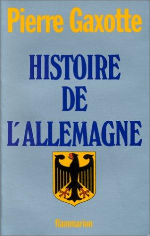 HISTOIRE DE L'ALLEMAGNE (Vieux Fonds Fic)