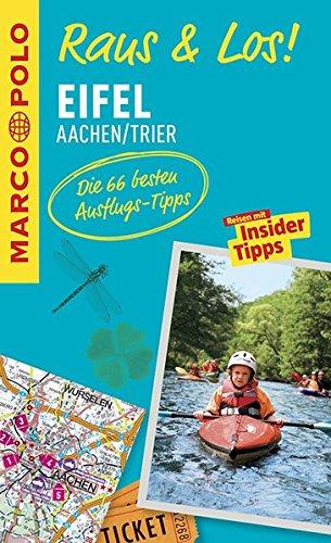 MARCO POLO Raus & Los! Eifel, Aachen, Trier: Guide und große Erlebnis-Karte in praktischer Schutzhülle