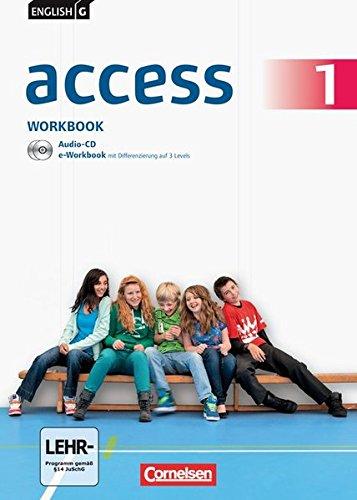 English G Access - Allgemeine Ausgabe: Band 1: 5. Schuljahr - Workbook mit CD-ROM (e-Workbook) und Audio-CD und MyBook