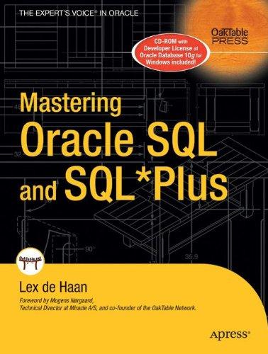 Mastering Oracle SQL and SQL*Plus (Oaktable Press)