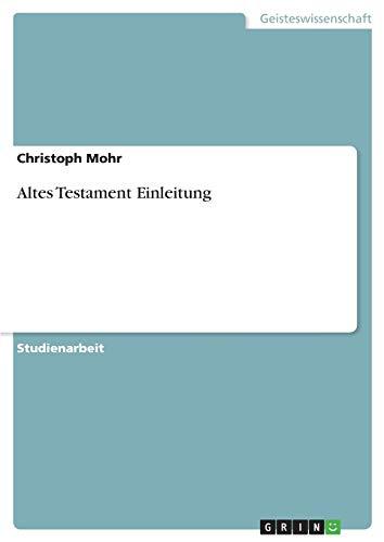 Altes Testament Einleitung