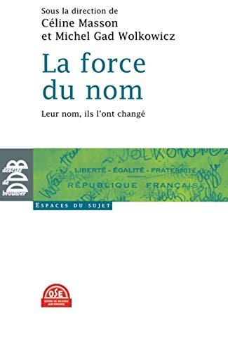 La force du nom : leur nom, ils l'ont changé