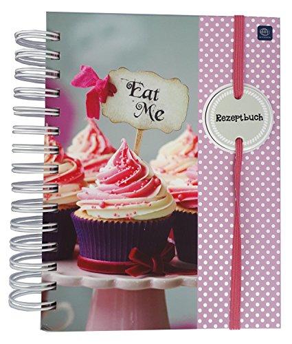 DAS Produkt Dickes Rezeptbuch mit Hardcover Deckel A5 Ringbindung mit Gummizugverschluß (Eat me!)